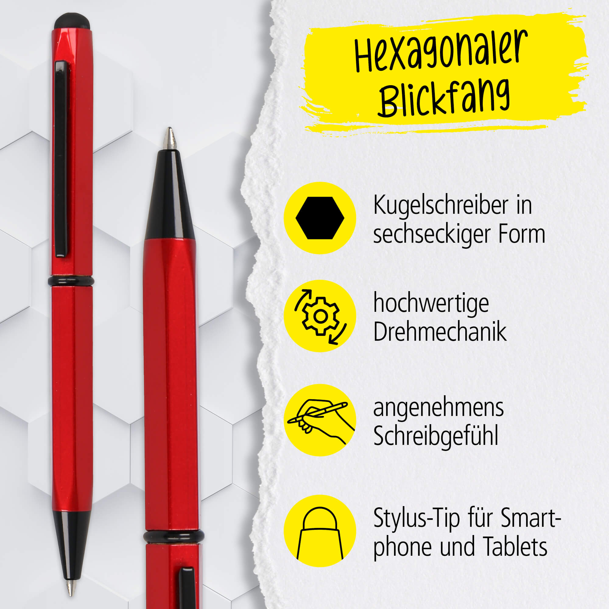 Kugelschreiber ONLINE Hexagon Stylus