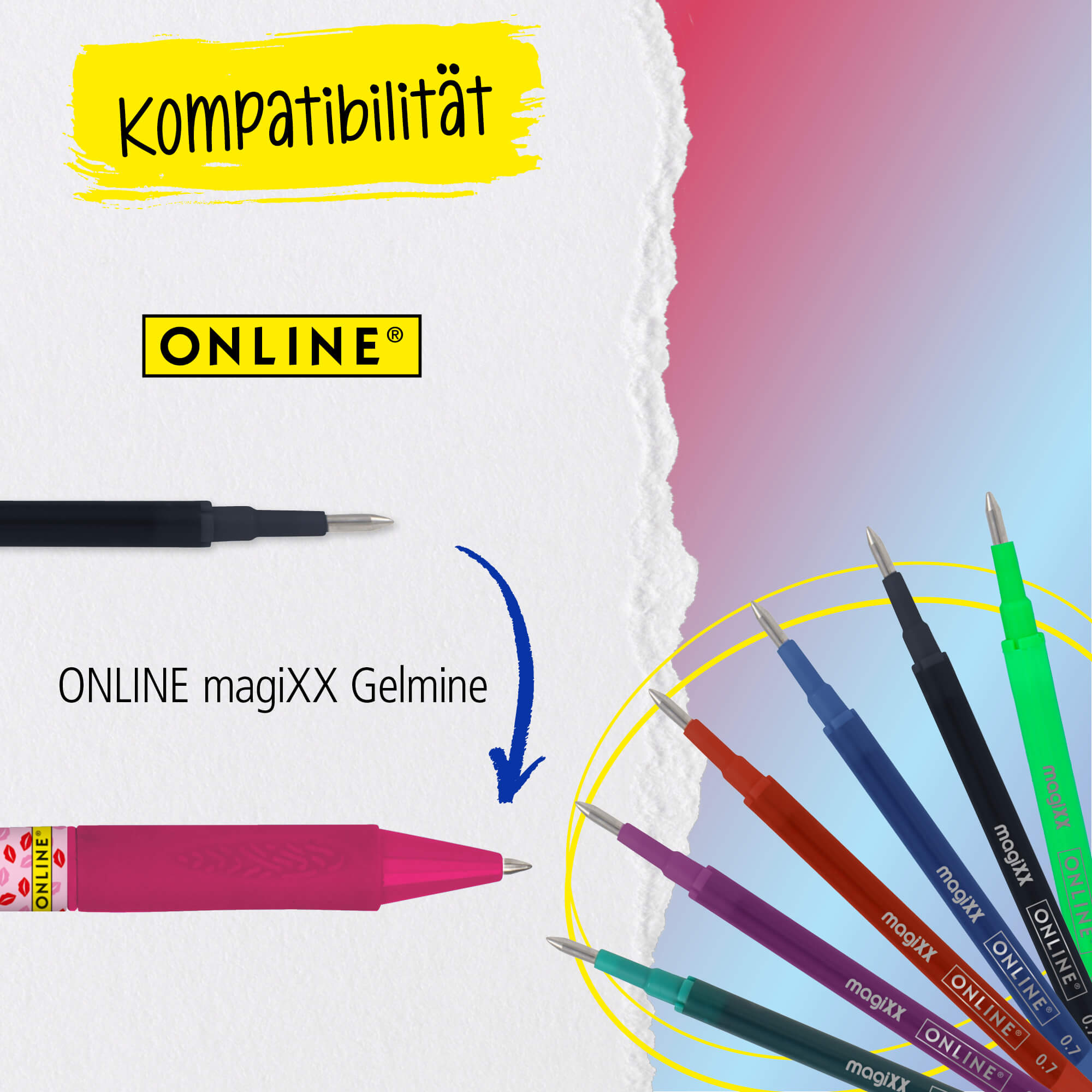 magiXX Fun Radierbarer Gelpen