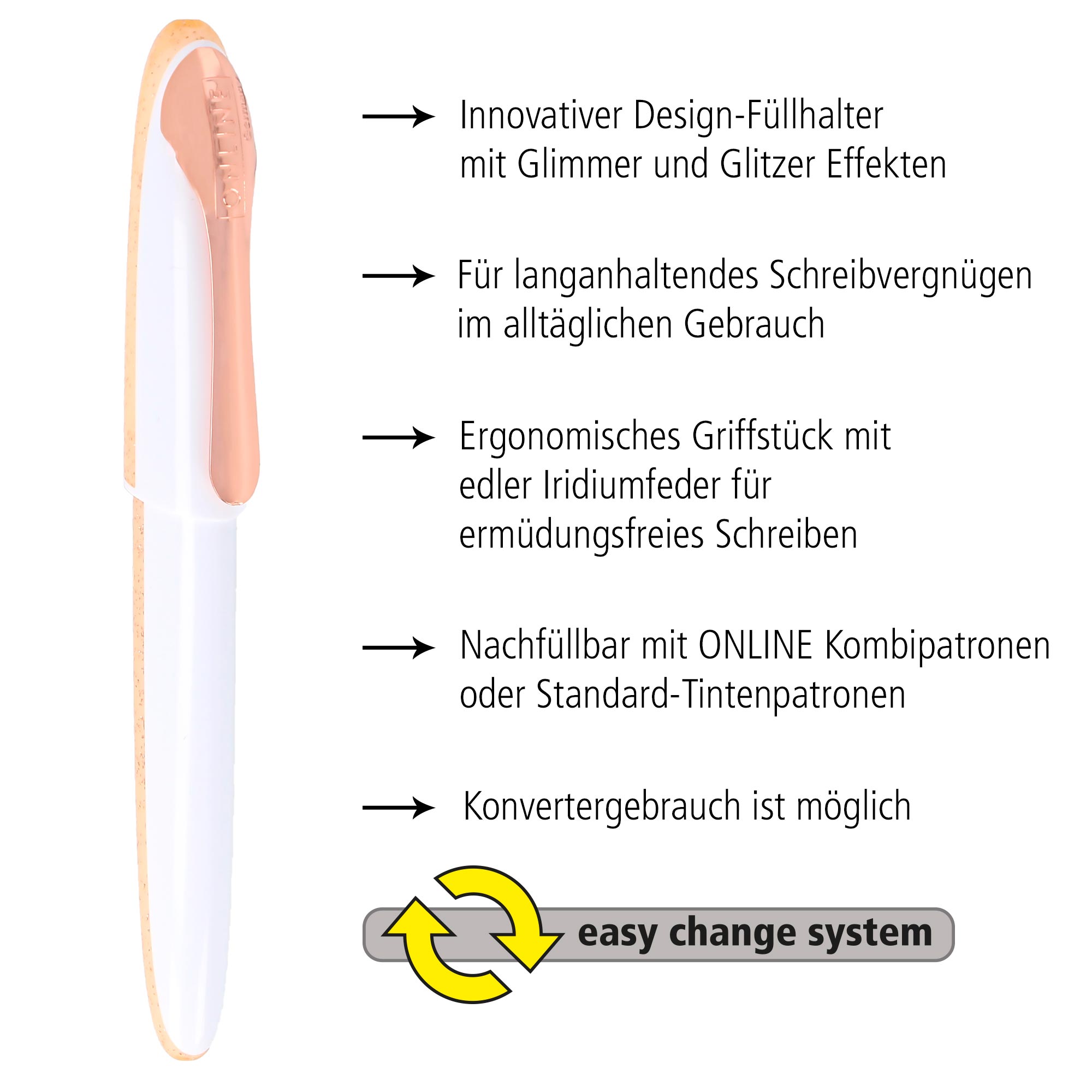 Innovativer Design Füller für langanhaltendes Schreibvergnügen