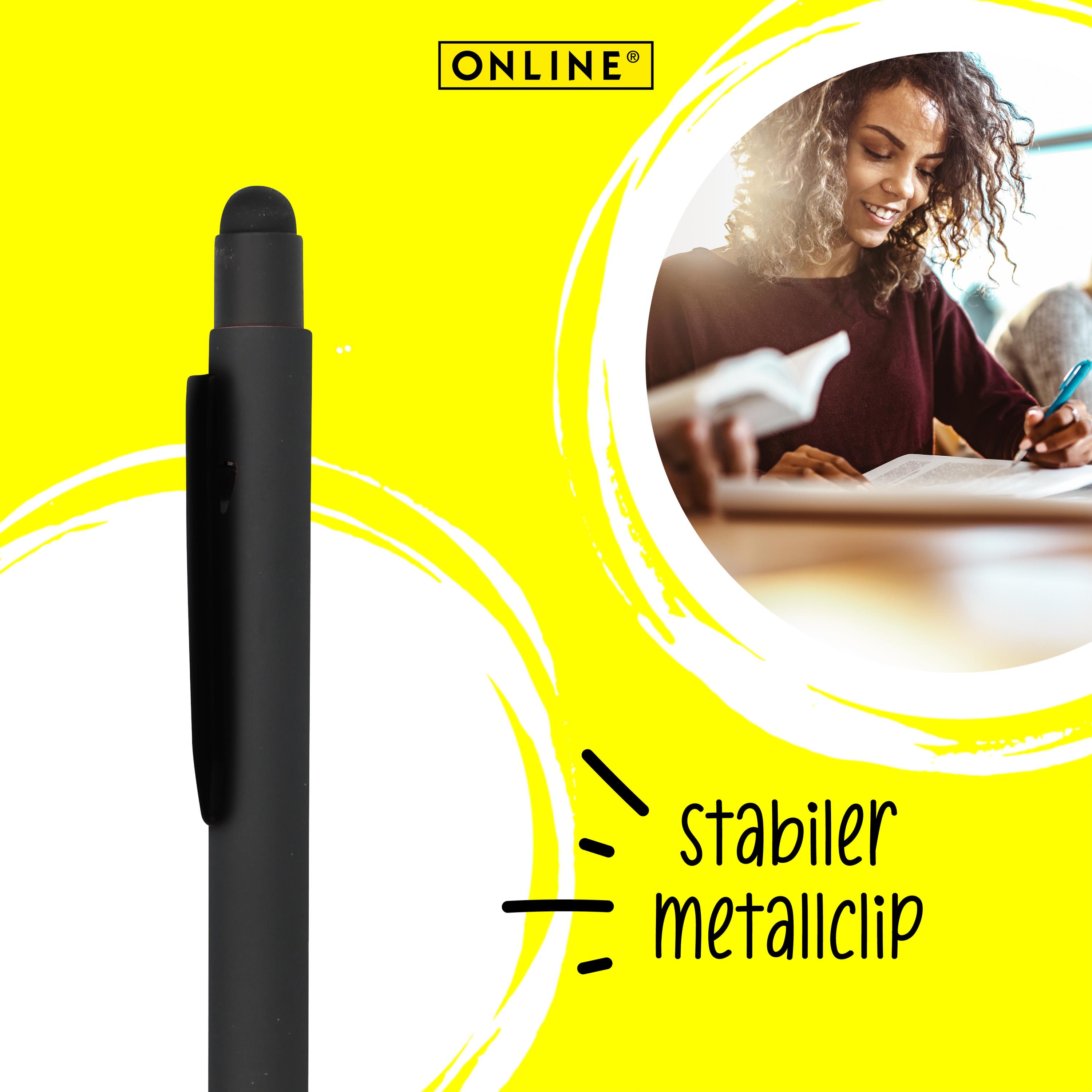 Kugelschreiber ALu Stylus Black